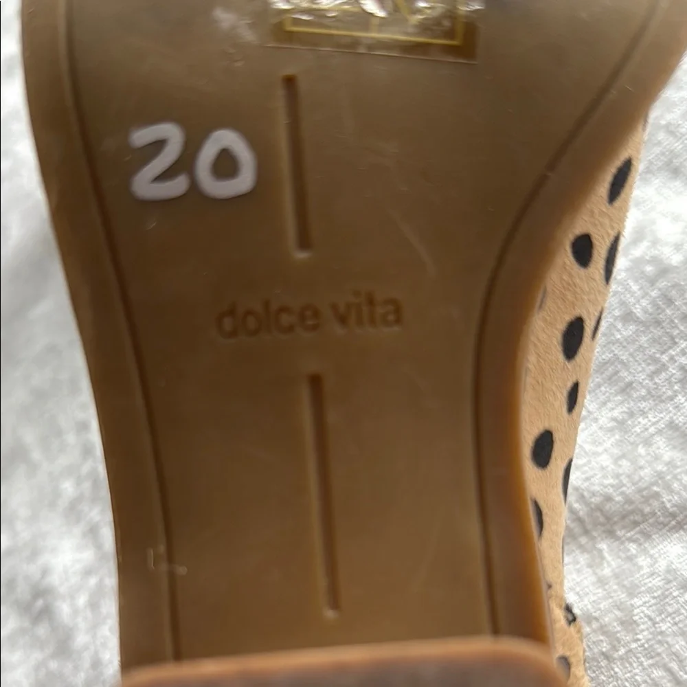 Dolce Vita Kadie Tan and Black Ankle Booties